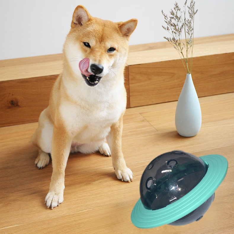 Tumbler Silicone Pet Supplies Slow Leakage Dog Food Dispensing Toy Ball Customized