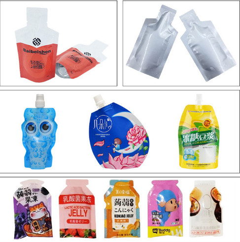 Yogurt Stand-Up Pouch Packing Machine Soybean Milk Packing Machine Fruit Juice Zipper Bag Automatic Packaging Machine