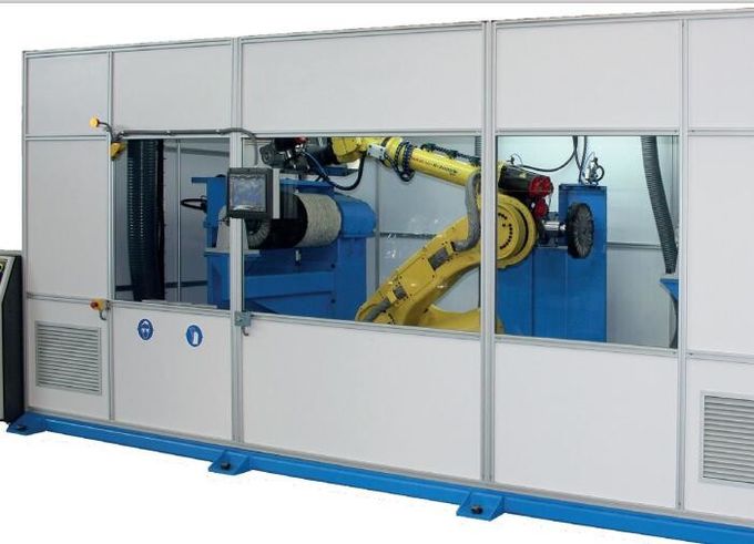 High Efficiency Robotic Polishing Machine For Bath / Automobile Surface Polish Treatment