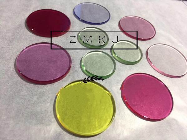 Optical Glass Plate , Single Crystal Glass For Wrist Watch Glass Lens