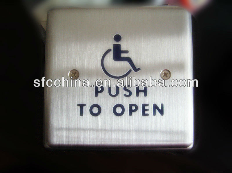 Anti-theft Stainless Steel push to open or push to exit button