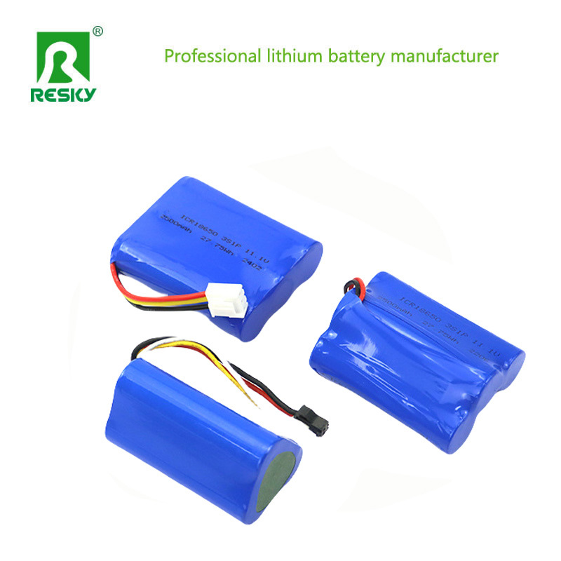 1s3p Li-ion Battery Pack 3.7V 7800mAh 18650 Lithium Ion Bike Light Batteries