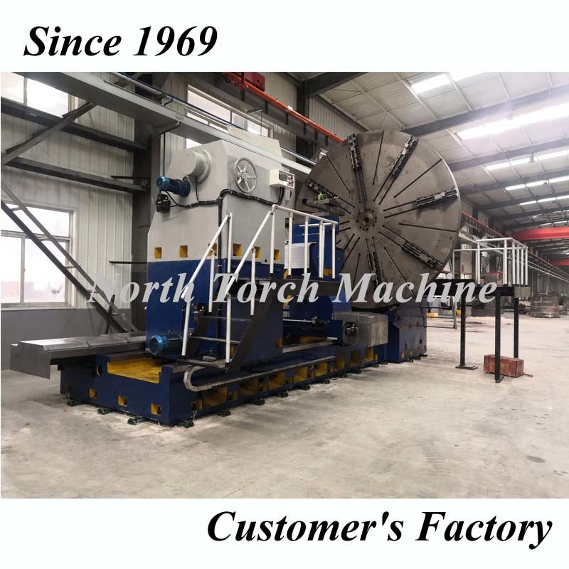 Large Size CNC Metal Turning Lathe With 5000 Mm Swing For Turning Pump