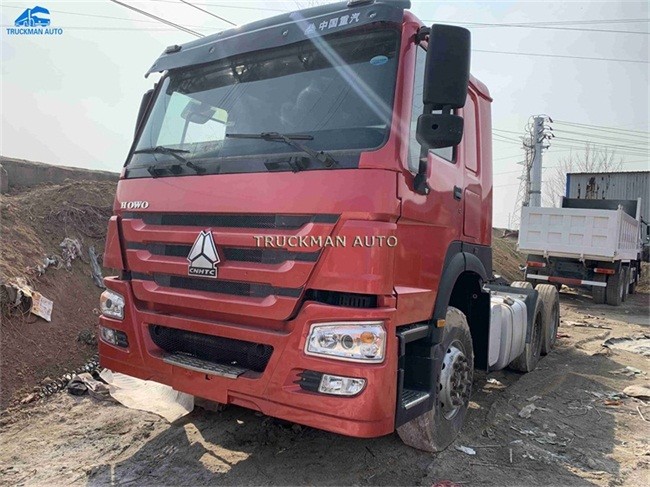 Sinotruck Howo Second Hand Tractor 78440km Mileage Max Speed 102km/H