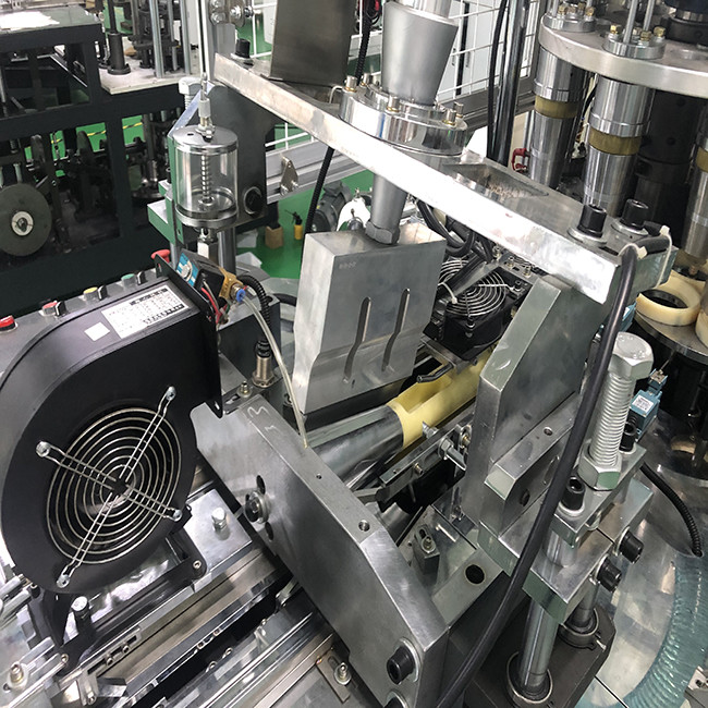 PLC Single PE Or Double PE Disposable Coffee Handle Paper Cup Machine
