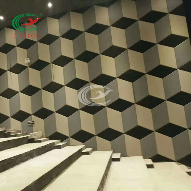 Durable Decorative Acoustic Sound Tiles Mildewproof Lightweight