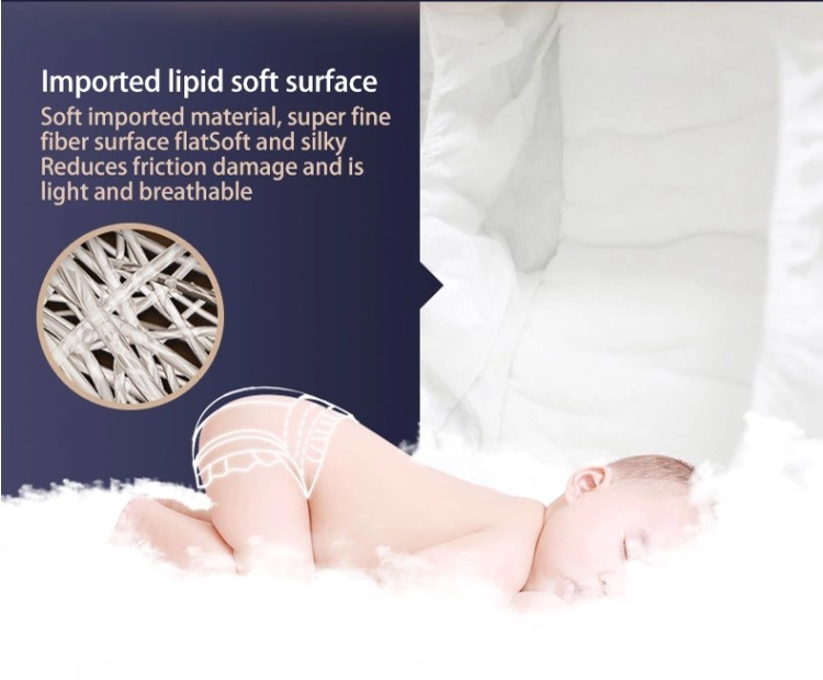 Freedom Cotton Clothlike / PE Film 8 Hours Baby Dry Diapers