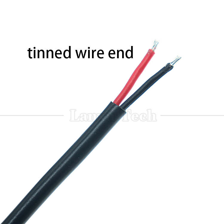 High Quality Heavy Current 20AWG Pigtail End Power Charging Micro USB Male Bare Wires Cable For Raspberry Pi Tablet