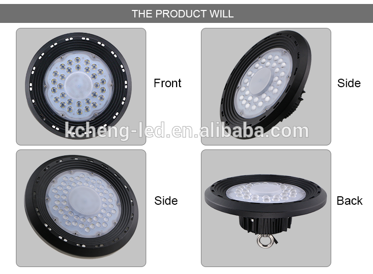 30X30X15cm 90lm/W 6500K 200w LED High Bay Lights