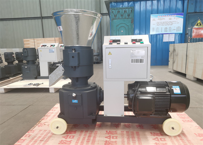 1t/h, 2t/h flat die animal feed production line for chicken feed cattle goat rabbit poultry feed pellet production line
