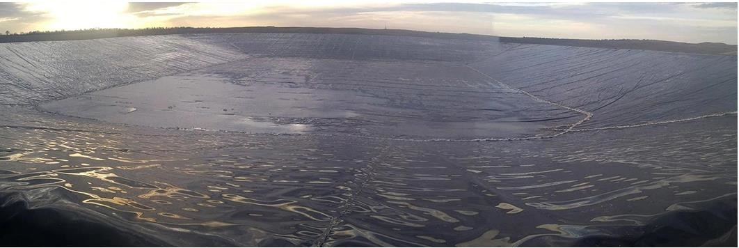 0.1mm-3mm Thickness HDPE Geomembrane Sheet For Fish Farm Pond Liner