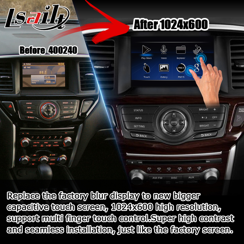 Nissan Pathfinder R52 Android multimedia screen upgrade IT06 06It system carplay