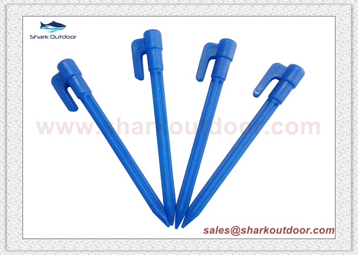 Made in China different length plastic tent peg for camping tent shelters 6 in.
