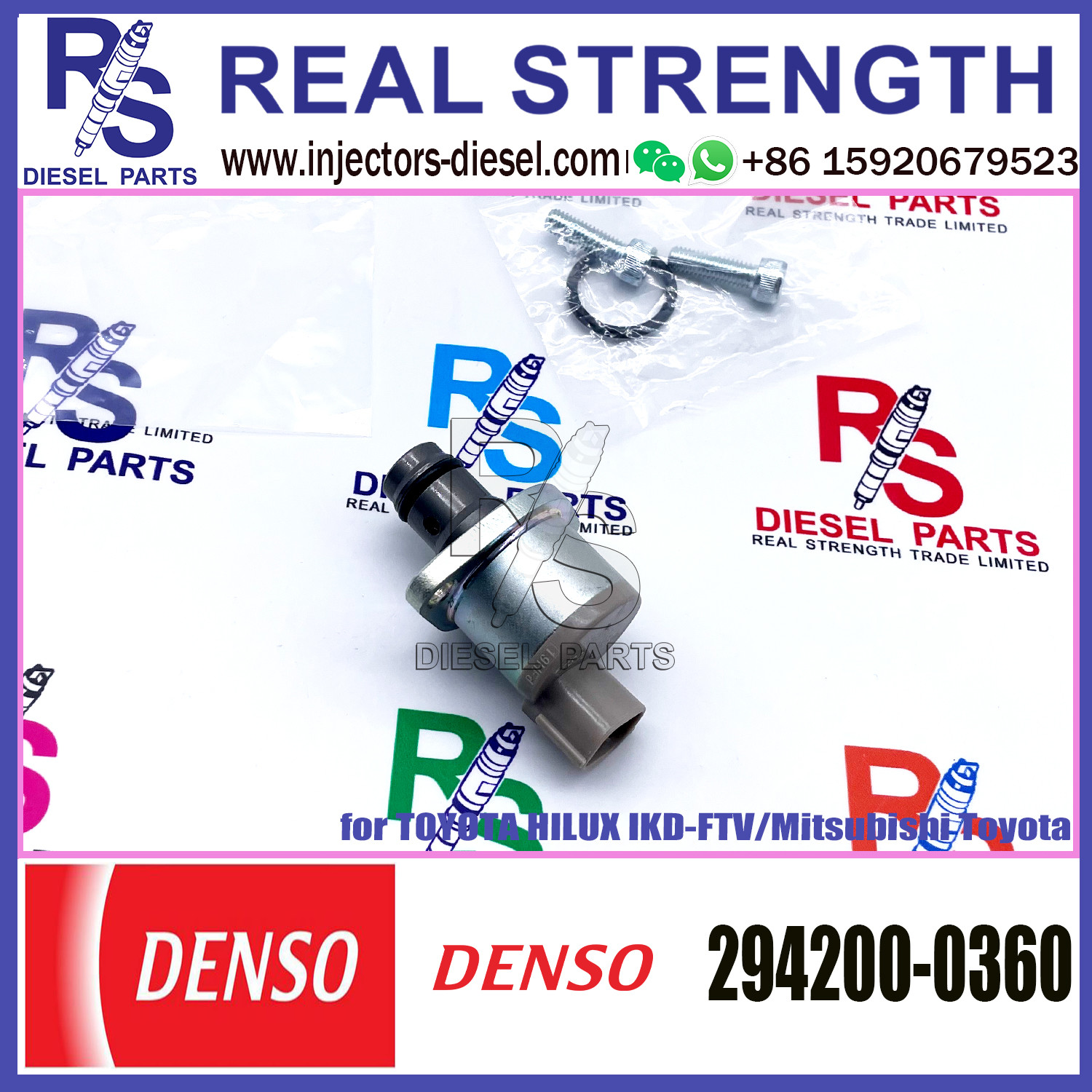 DENSO Suction Control Valve 294200-0360 Applicable to Mitsubishi/Toyota HILUX IKD-FTV