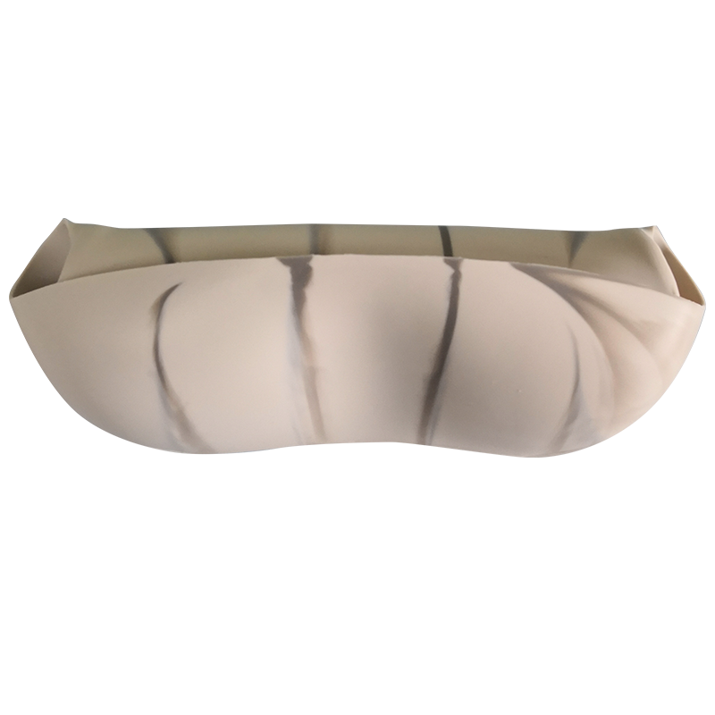 New Product Full Printing Marble Silicone Baby Bib for dinner