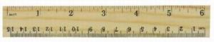 China Personalized Wooden Ruler Painters Accessories 15cm 30cm School Stationery on sale