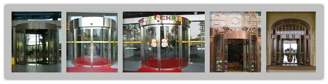 Arc-shaped villa automatic Curved Door OF Multifunctional PLC Controller