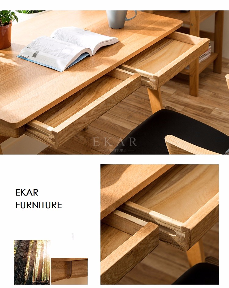 Nordic Modern Furniture Computer Book Desk Wooden Study Table