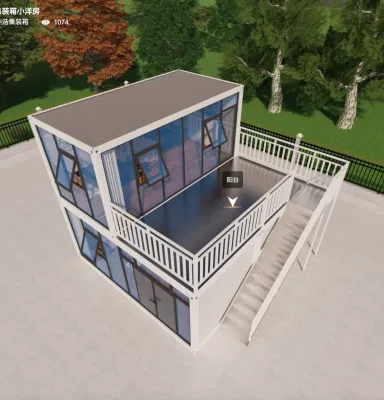 Prefab Steel Structure Container House for Log Cabin Modular Tiny Kit Set Easy Install