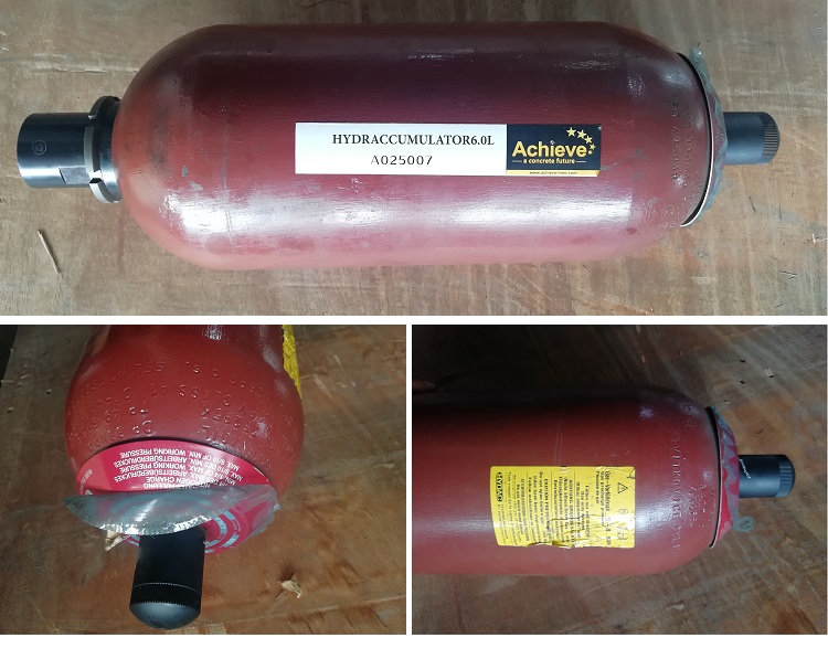 443163 443165 Hydraulic Accumulator 4L 6L Concrete Pump Spare Parts For Putzmeister