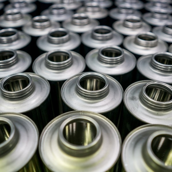 Small Industrial Paint Tins 118ml Metal Tin Can Components