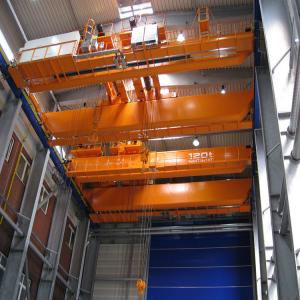 China Ladle Foundry Double Girder Overhead Crane , Casting Steel Mill 50 Ton Bridge Crane on sale