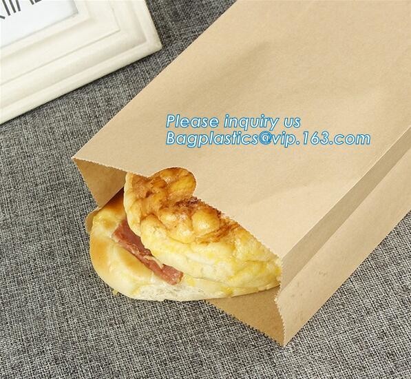 shopper carrier, pac Design Eco-friendly Plastic Bakery Bags Clear Wedding Cake Pastry Cupcake Slice Bread Packaging Bag
