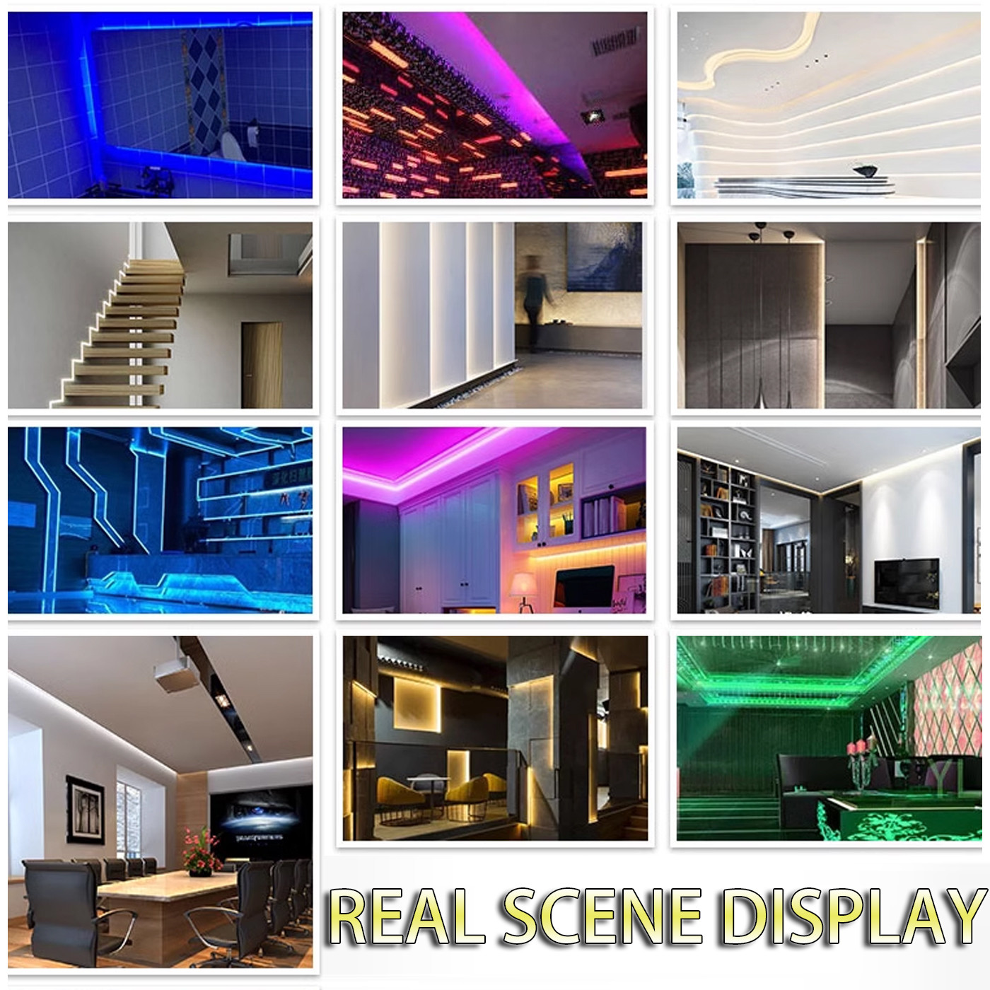 Low Voltage 12v/24v High Brightness 2835 2025 Soft Light Strip 3mm 5mm 8mm 10mm 12mm 15mm 20mm Width LED