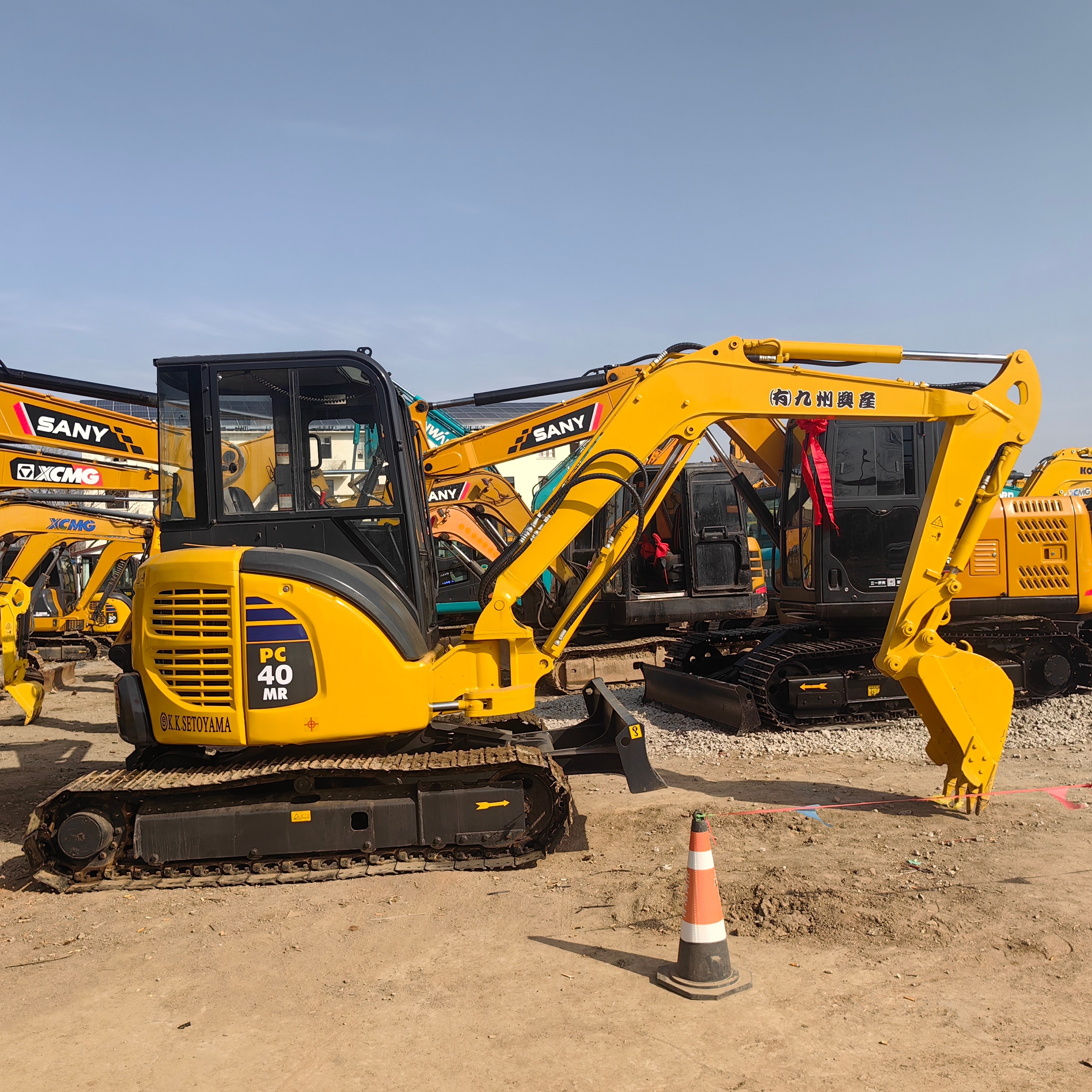 Used Mini PC40 Komatsu Backhoe Excavator 4ton Engineering Construction Machinery Digger