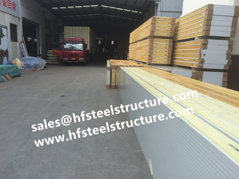 Pu Sandwich Cold Room Panel For Walk In Cold Room / Cold Storage 950mm Width