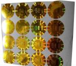 Anti Counterfeiting PET Film 3D Holographic Stickers