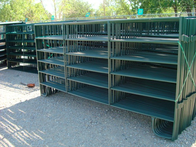 Heavy duty oval rail hot dip galvanized steel cattle panel / livestock panels