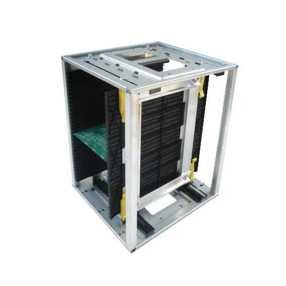 Adjustable ESD SMT / PCB Rack Storage High Stability PCB Magazine Rack