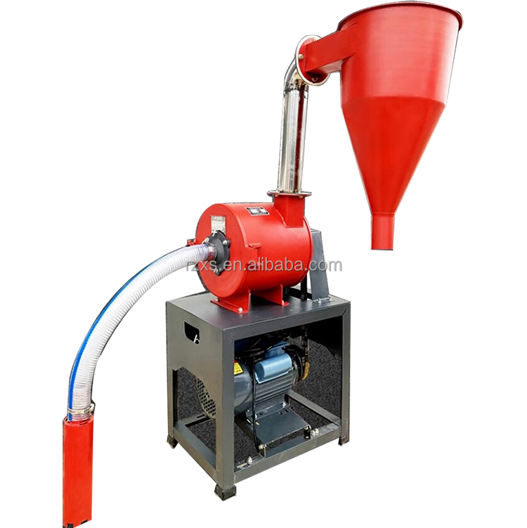 Grain Milling and Powder Making Self Suction Corn Pulverizer for Feed Hammer Crusher