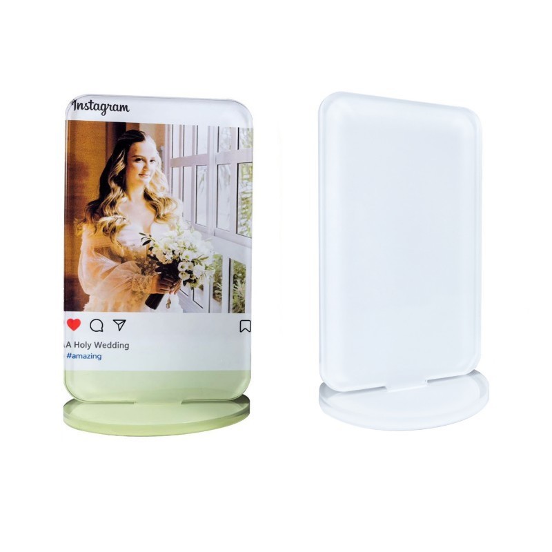 Ins Style Tabletop Sublimation Acrylic Photo Frame Minimalist Aesthetic