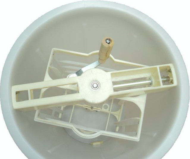 2 frame plastic manual honey processing extraction machine beekeeping honey extractor