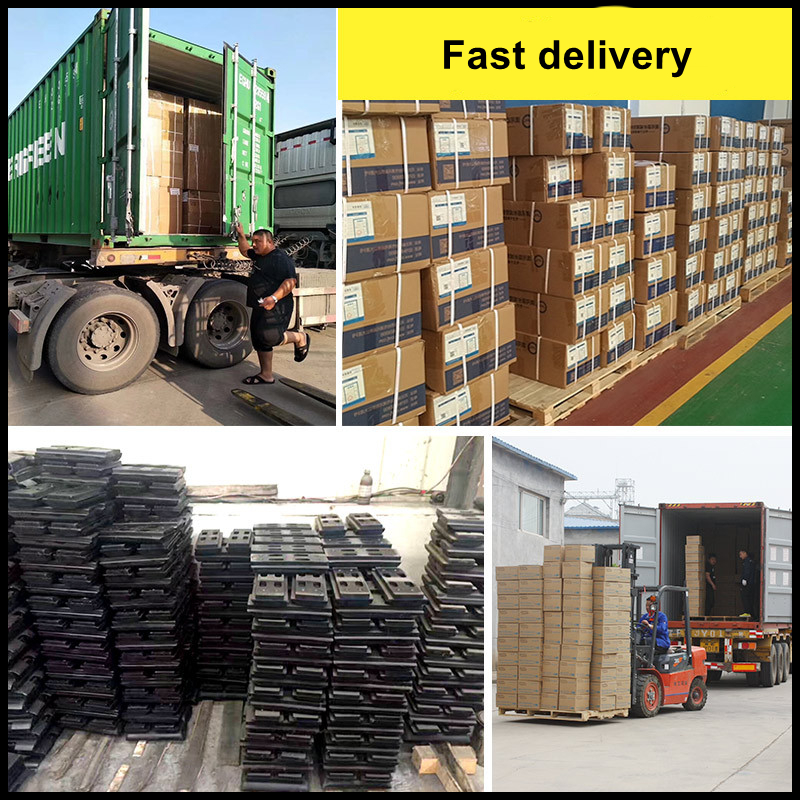 450mm/600mm Bolt-on Rubber Track Pads for PC30 PC40 PC45 PC60 PC75 Excavator Rubber Track Shoe Pads