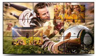SCCP 1.8mm Bezel 55" 350cd/m2 LCD Video Wall Display