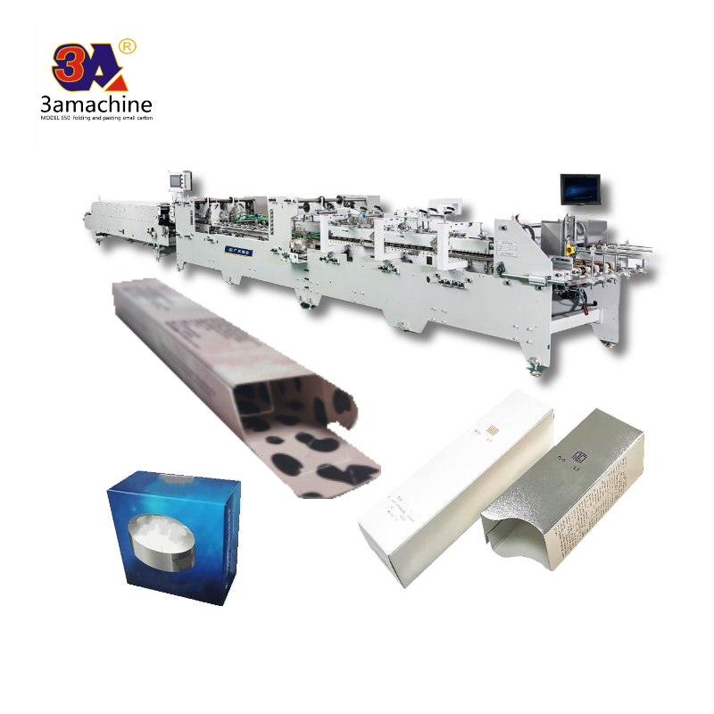 Automatic Continuous Paper Feeding Fold Box Glue Carton Folder Gluer Machine Arrivals