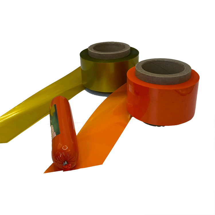 Custom Printed PVDC Plastic Sausage Casing Film For Sausage Packaging