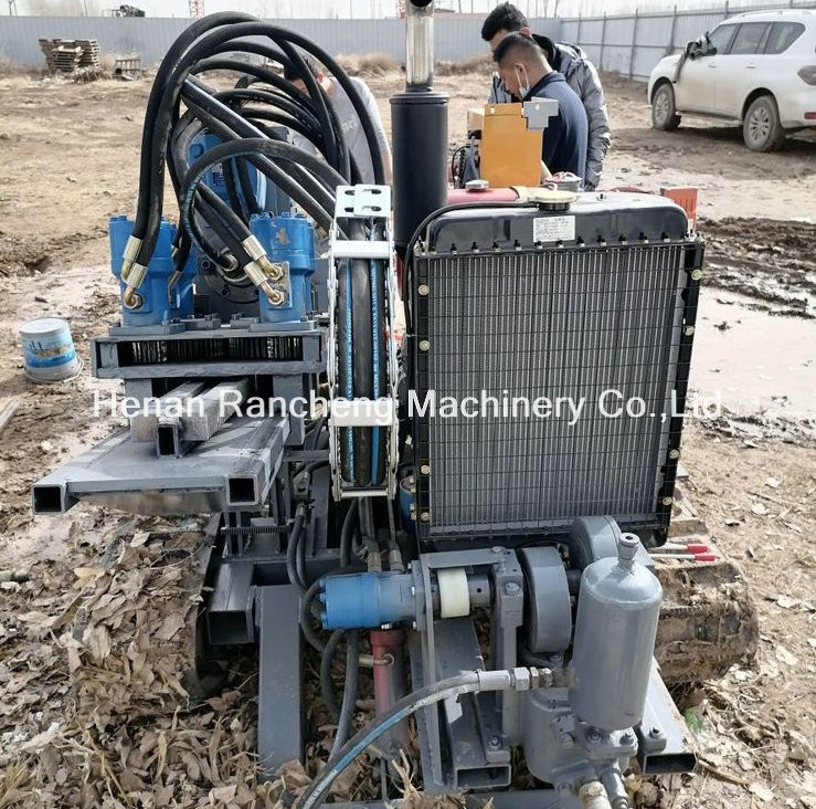 62KW Diesel Engine HDD Drilling Rig Remote Control Directional Drill Rig