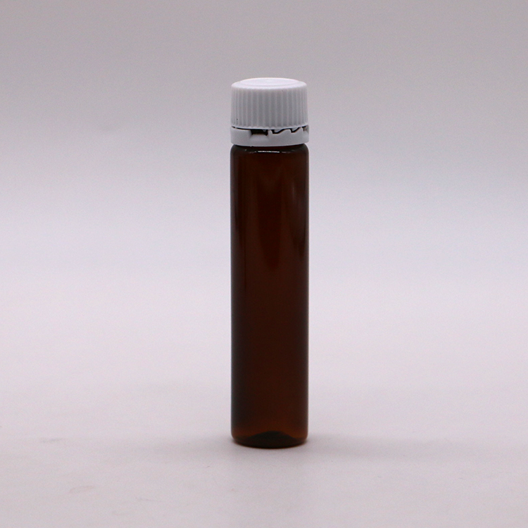 20ML/20CC Slim Smooth Amber Plastic Oral Liquid Bottle with Tamper Proof Cap For in Liquid Medicine
