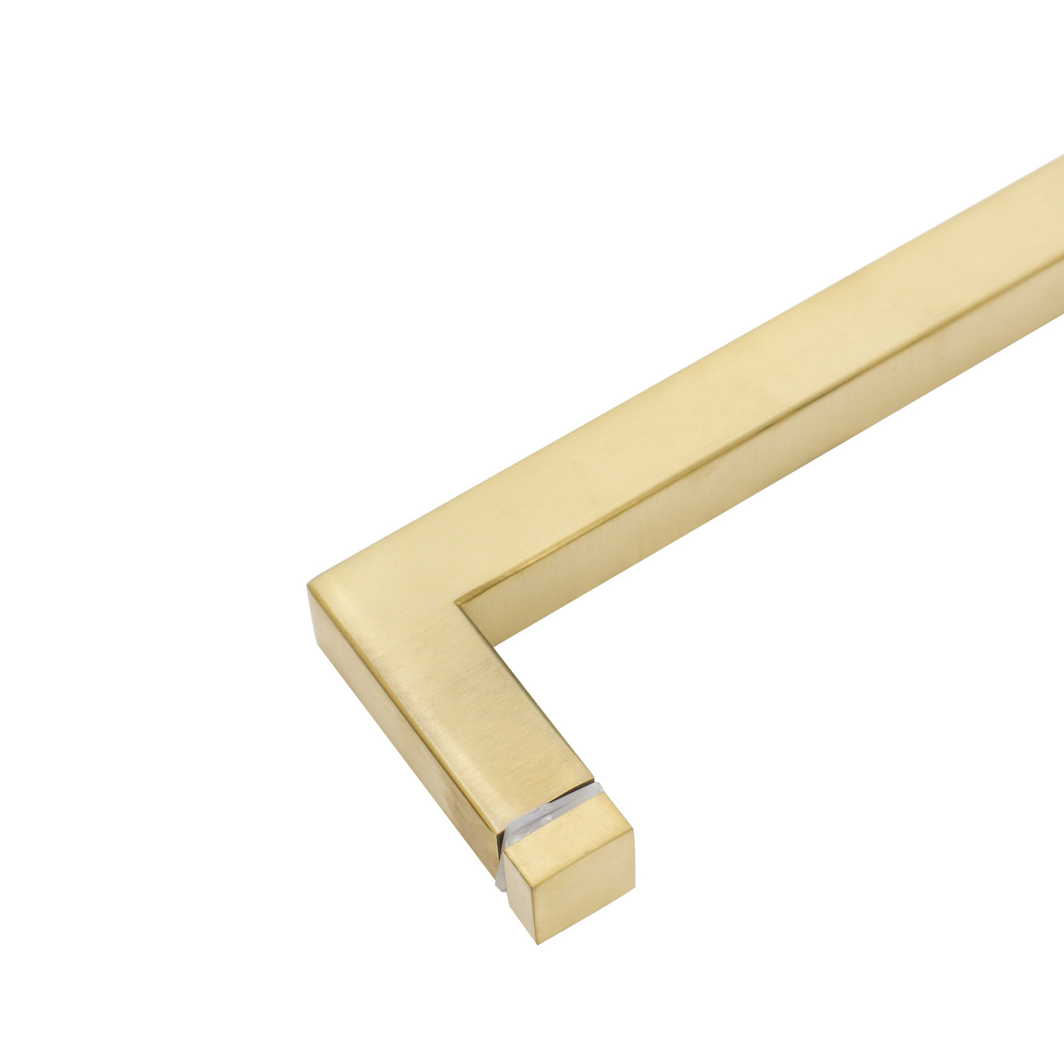 1.0mm Thickness Square Glass Pull Handle for Shower Door SS304 Corrosion Resistant