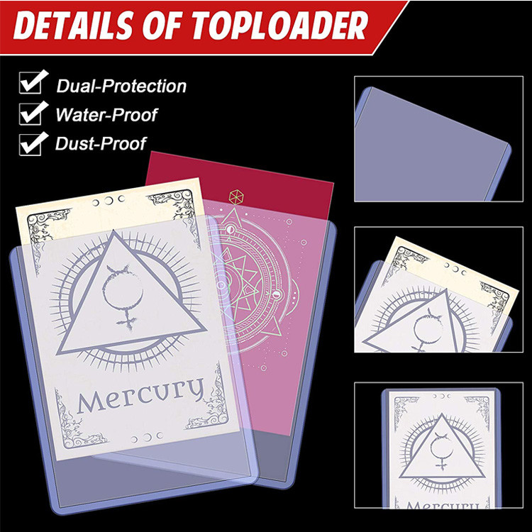 Premium Extra Large Trading Card Sleeve 3x4inch For Yogioh