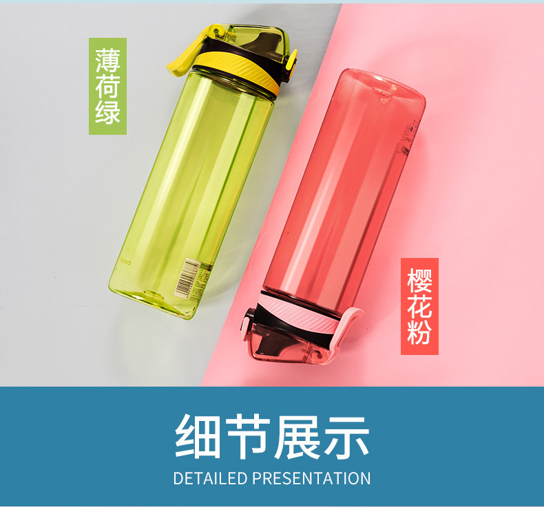 Compact Design 700ml 1000ml Cycling Water Bottle 1l Sports Water Bottle With Lift Clear Student Water Bottle For School Boy Hydrate With Reusable
