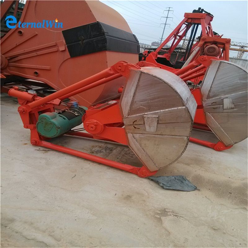 Port Handling Grab 3-30m Lifting Height 500-3000kg Weight Hydraulic Clamshell