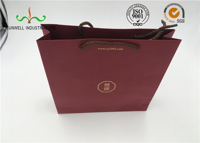 Luxury Design Packing Cardboard Gift Bags Box Copperplate Craft Kraft Paper Bag