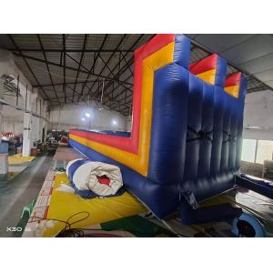 Inflatable Bungee Run Challenge Games Interactive Play System