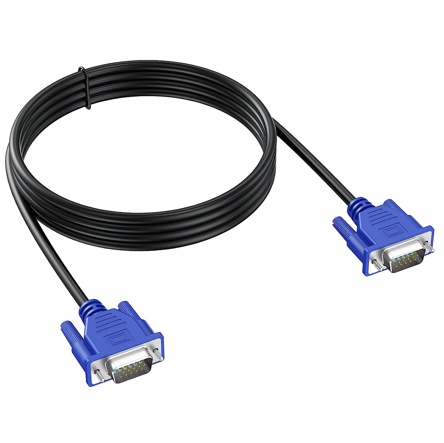 ROHS HD15 Male To Male VGA Video Cable For TV Computer Monitor 15pin