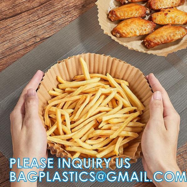 Air Fryer Disposable Paper Liner Reusable Air Fryer Liners, Round Air Fryer